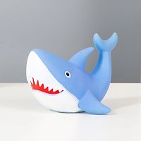 Настольный светильник "Акула" Белый-синей картинка 